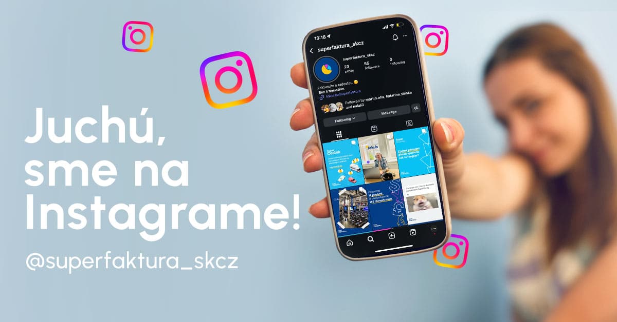 SuperFaktúra na Instagrame