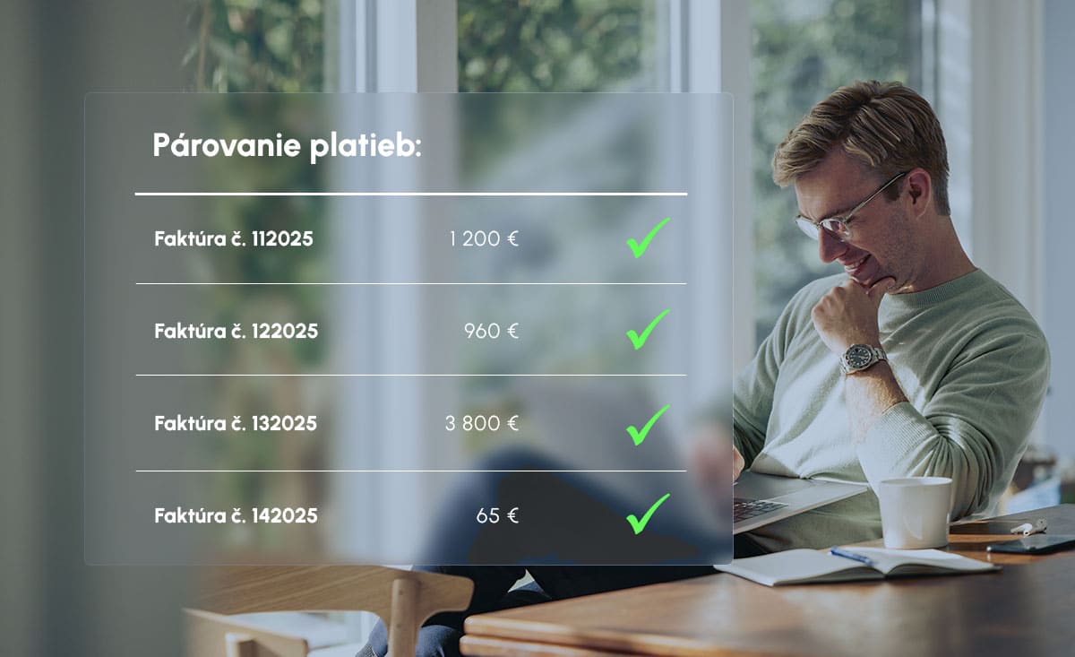 Automatické párovánie platieb